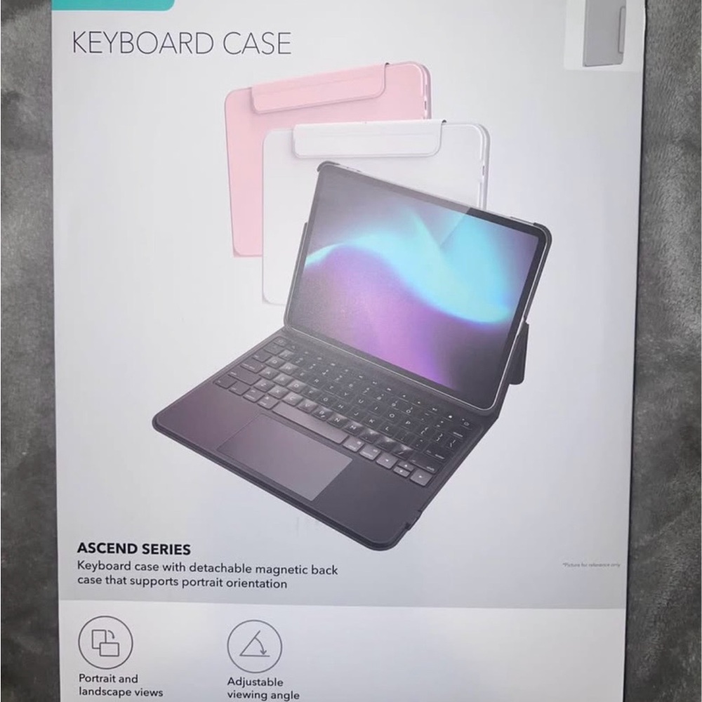 Ascend Series Tablet Keyboard Case - White